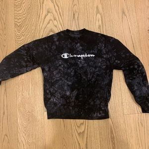 Champion tie dye sweatshirt